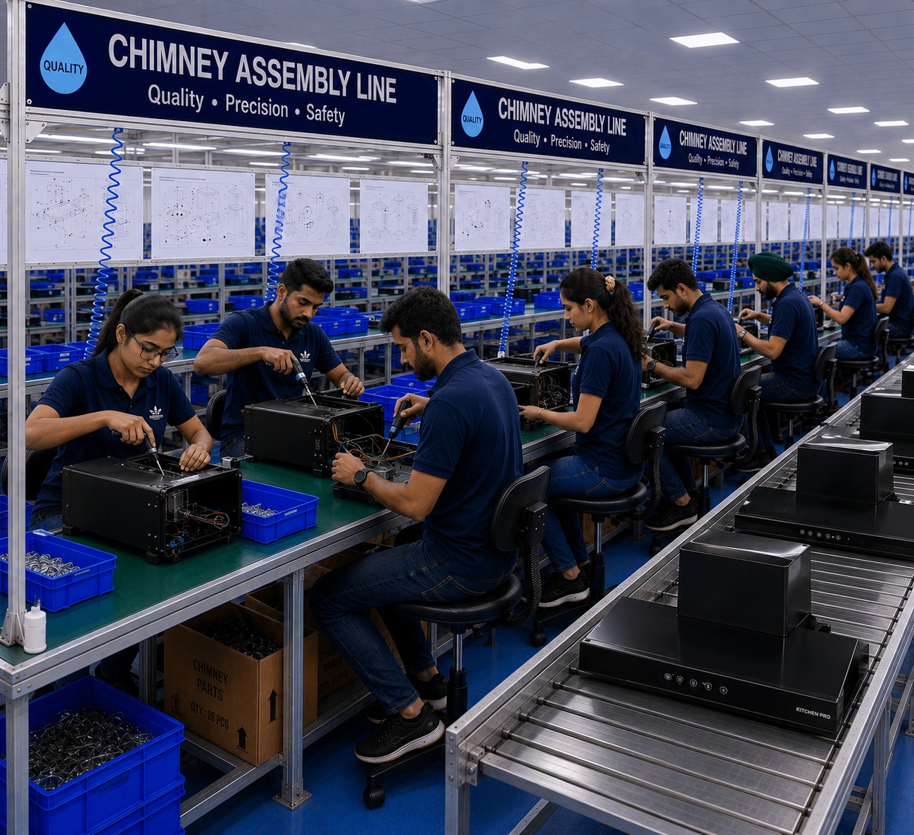 Chimney Assembling Service